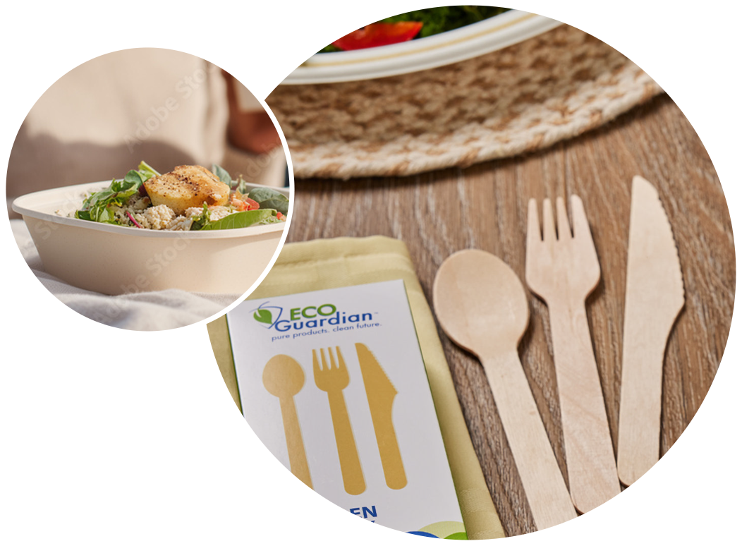 Compostable and recyclable